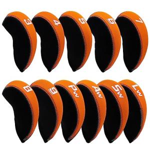 Neoprene Golf Iron Covers Set - 11 Pieces