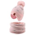 JANGANNSA Knitted Kids Beanie and Scarf Set