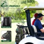 Unihimal 15-Way Golf Cart Bag with Rain Cover