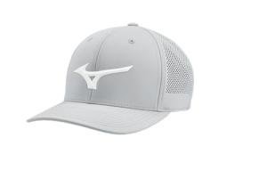 Mizuno Tour Vent Snapback Golf Cap - Light Grey