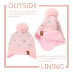 JANGANNSA Knitted Kids Beanie and Scarf Set