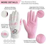 FINGER TEN Women's Golf Gloves - 3 Pack