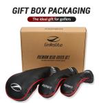 3-Piece Waterproof Golf Headcovers Set