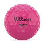 Wilson Fifty Elite Golf Balls - Pink 12-Pack