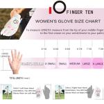 FINGER TEN Women's Golf Gloves - 3 Pack
