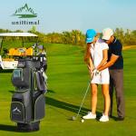 Unihimal 15-Way Golf Cart Bag with Rain Cover