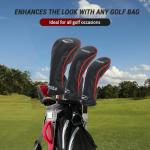 3-Piece Waterproof Golf Headcovers Set