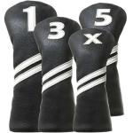 4-Piece Golf Club Head Covers for Woods and Drivers