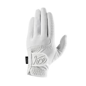 VICE Golf Duro White Golf Glove - Durable & Comfortable