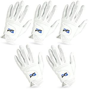 5-Pack Premium Cabretta Leather Golf Gloves
