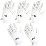 5-Pack Premium Cabretta Leather Golf Gloves