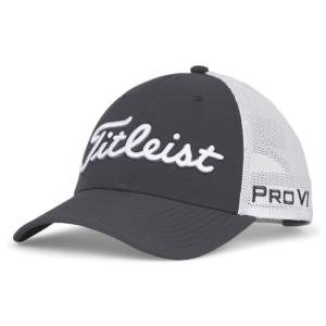 Titleist Performance Mesh Golf Hat - Charcoal/White