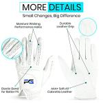 5-Pack Premium Cabretta Leather Golf Gloves