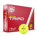 Wilson Staff Triad Yellow Golf Balls - 12 Pack