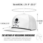 Funny Flat Bill Golf Hat for Men and Women