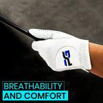 5-Pack Premium Cabretta Leather Golf Gloves