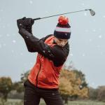 FINGER TEN Men's Winter Golf Gloves with Marker