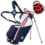 Lightweight Golf Stand Bag in Vibrant Red and Blue