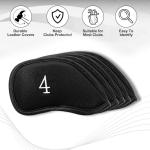 12-Piece Golf Iron Head Covers with Custom Names