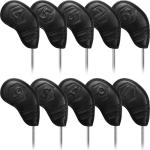 Magnetic Golf Iron Covers Set - 10 Pieces