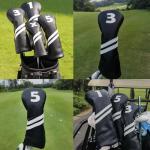 4-Piece Golf Club Head Covers for Woods and Drivers