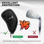 12-Piece Golf Iron Head Covers with Custom Names