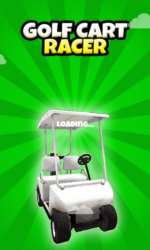 3D Racer Golf Push Cart for Fun Rounds