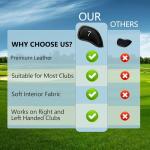 12-Piece Golf Iron Head Covers with Custom Names