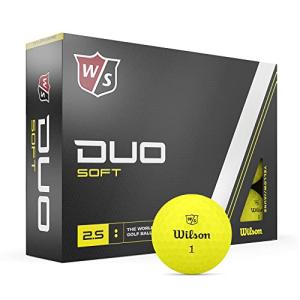 WILSON Duo Soft Yellow Golf Balls