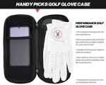 Handy Picks Golf Glove Holder Case - Black