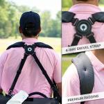 Izzo Heritage Dark Grey Golf Stand Bag