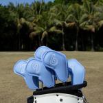 Montela 9-Piece Leather Golf Iron Head Covers