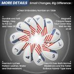 FINGER TEN Irons Head Covers 11 Pack - USA Flag