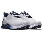 FootJoy FJ Fuel Golf Shoes, White/Blue/Navy, Size 9.5
