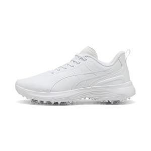 Puma Women's White-Silver Golf Shoes, Size 12