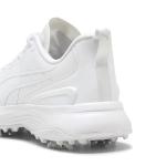 Puma Women's White-Silver Golf Shoes, Size 12