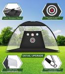 Golf Hitting Net with Tri-Turf Mat and Accessories