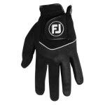 FootJoy Men's RainGrip Golf Gloves - Black, Large