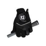 FootJoy Men's RainGrip Golf Gloves - Black, Large