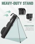 Lightweight RIOROO Golf Stand Bag with Cool Pocket