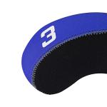 Neoprene Iron Headcover Set - 11 Pieces (Blue & Black)