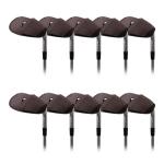 Golf Iron Headcovers - 10pcs PU Protector Set