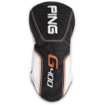 G400 Driver Black and Orange Leather Headcover