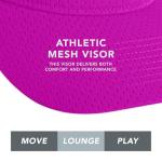 Augusta Sportswear Women's Mesh Visor - Power Pink