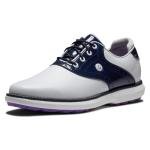 FootJoy Women's White/Navy Spikeless Golf Shoes