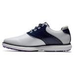 FootJoy Women's White/Navy Spikeless Golf Shoes