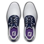 FootJoy Women's White/Navy Spikeless Golf Shoes