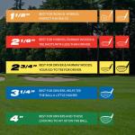 PrideSports 100 Count Wood Golf Tees - 2-3/4 Inch