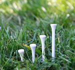 Pride Golf Tees - 50 Count Bag, White