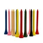 Natural Wood Golf Tees - 100 Pack, Various Sizes